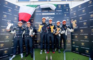 Dobbelt podie inklusive en sejr til Frederik Schandorff og teamkammeraten Alex Au som endnu en gang udbyggede mesterskabsføringen i Lamborghini Super Trofeo på Nürburgring.